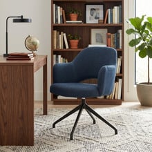 Lex Cotton-Blend Trestle Armchairs (Set of 2)